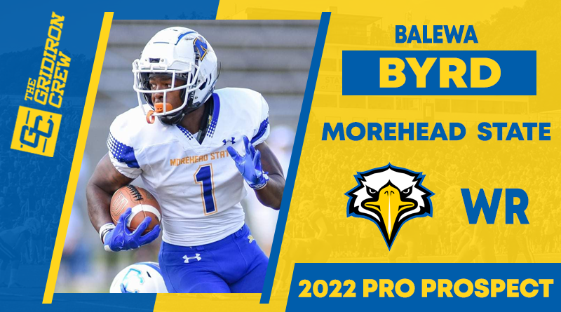 Meet 2022 NFL draft Prospect Balewa Byrd, WR, Morehead State