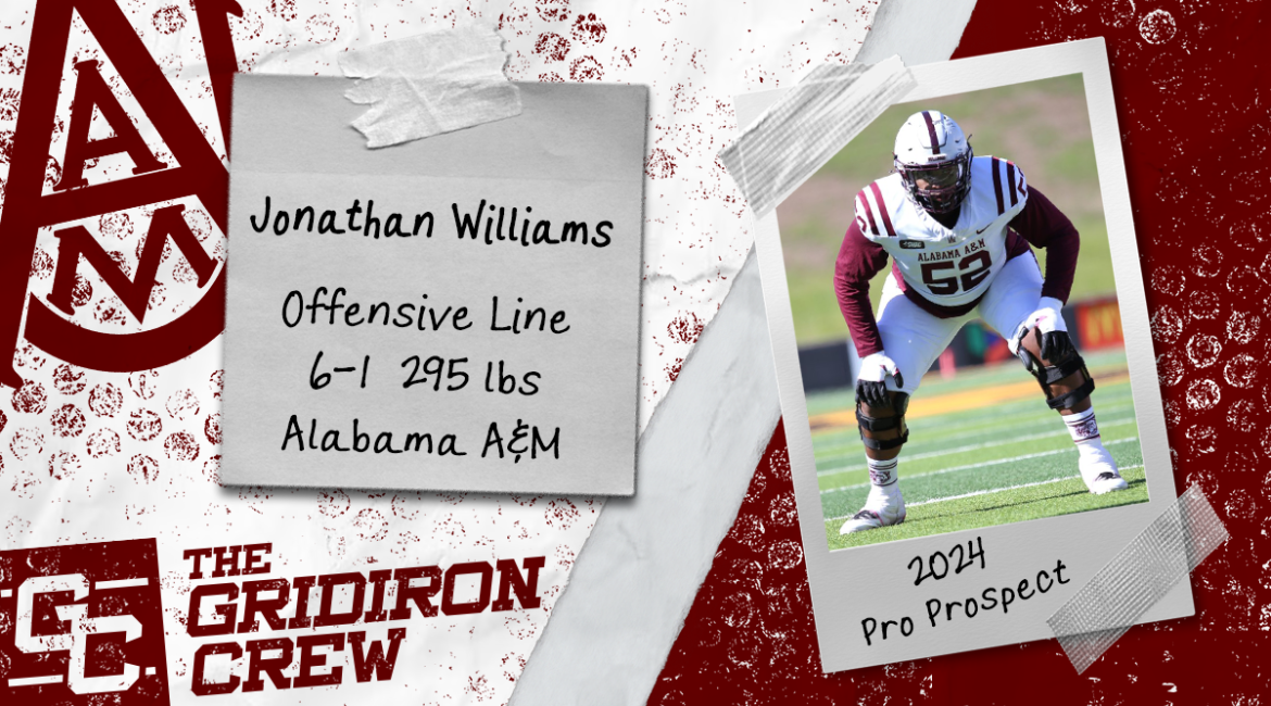 Jonathan Williams 2024 Pro Prospect Interview The Gridiron Crew   Jonathan Williams Website 1170x650 